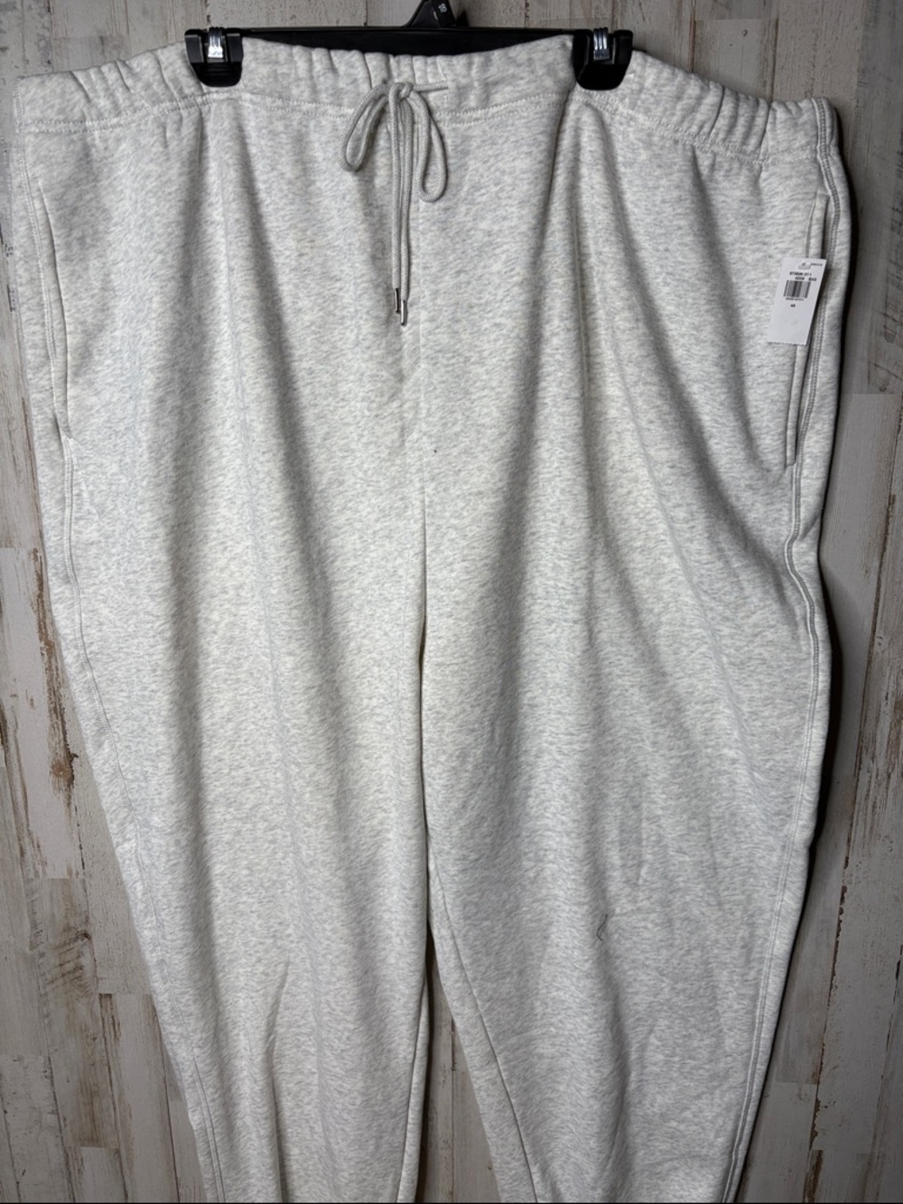 Old Navy Light Heather Gray Women's Sweatpants with Drawstring 4X NWT - Picture 4 of 14